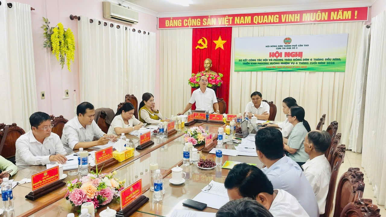 Cụm thi đua số 3 Hội Nông dân TP. Cần Thơ: Đẩy mạnh chuyển đổi số,  phát triển nông nghiệp xanh và bền vững