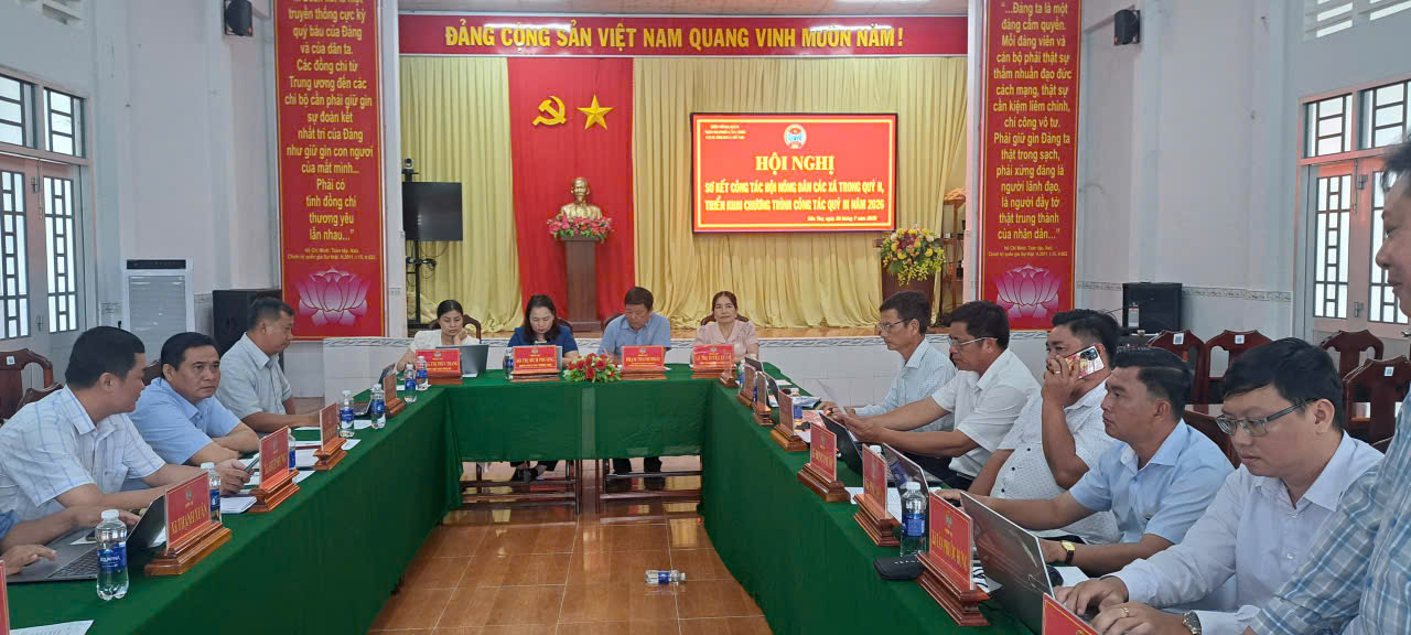 SƠ KẾT CÔNG TÁC HỘI VÀ PHONG TRÀO NÔNG DÂN 6 THÁNG ĐẦU NĂM 2026: CỤM THI ĐUA SỐ 7 KHẲNG ĐỊNH VAI TRÒ NÒNG CỐT,  QUYẾT TÂM HOÀN THÀNH XUẤT SẮC NHIỆM VỤ