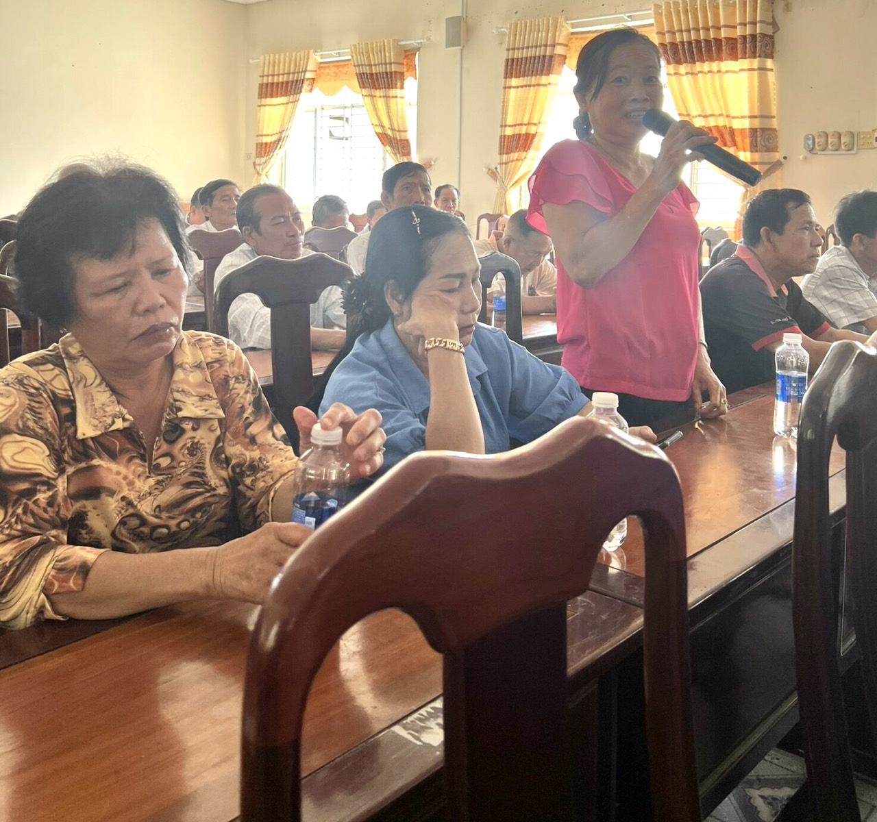 Hội Nông dân phường Thạnh Hòa phối hợp tổ chức đối thoại với hội viên, đoàn viên