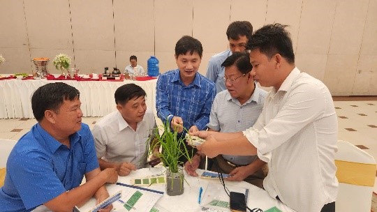Tập huấn giảng viên nguồn về canh tác lúa thân thiện với môi trường