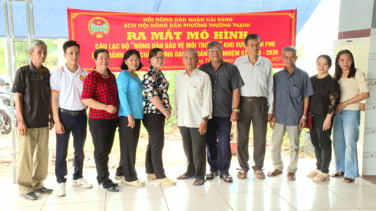 Xây dựng mô hình “Nông dân bảo vệ môi trường ứng phó với biến đổi khí hậu”